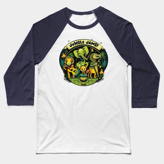 Join the Jungle Jam Baseball T-Shirt by mbloomstine